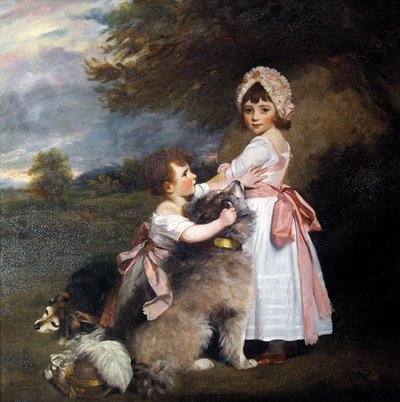 The Marquis of Granby and Lady Elizabeth Manners, as Children by Joshua Reynolds